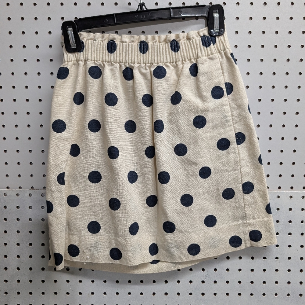 J. Crew Multicolored Smocked Bubble Skirt for Casual Wear